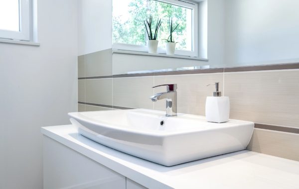 White Modern Sink