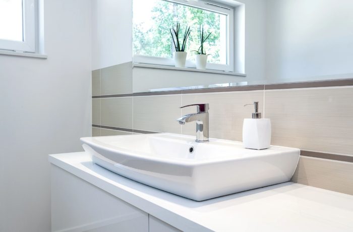 White Modern Sink