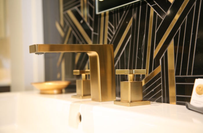 Stylish Brushed Brass Faucet