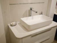 Egg Shell Modern Sink and Vanity